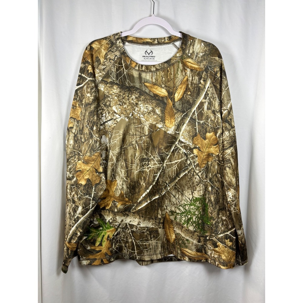 Realtree Camouflage‎ Long Sleeve Shirt Men's XL/XG Recycled Polyester